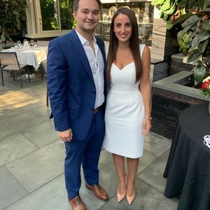 Dress the Population White Dress perfect for Wedding Event